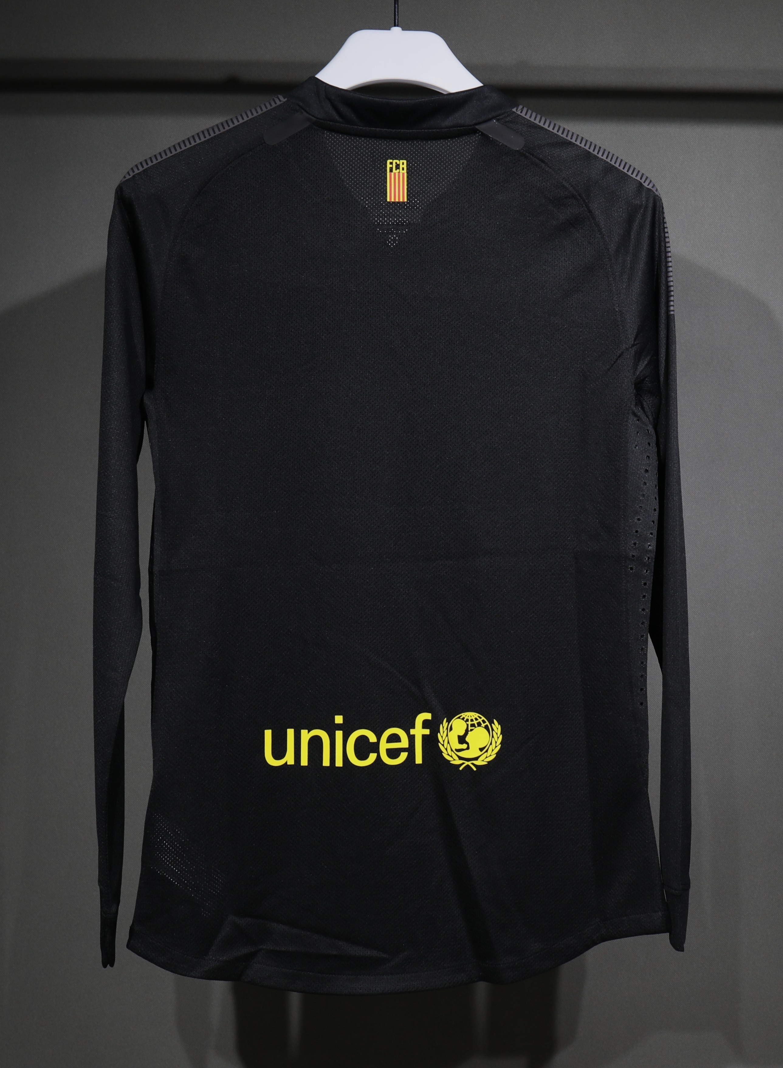 Authentic Barcelona Retro Jersey Away Long Sleeve Soccer Shirt 2011-12