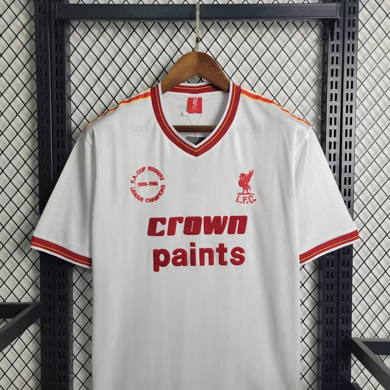 Liverpool Retro Football Jersey Home Custom Shirt 1985-86
