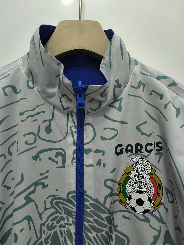 Mexico Retro Reversible Double-Sides Windbreaker Jacket 1999