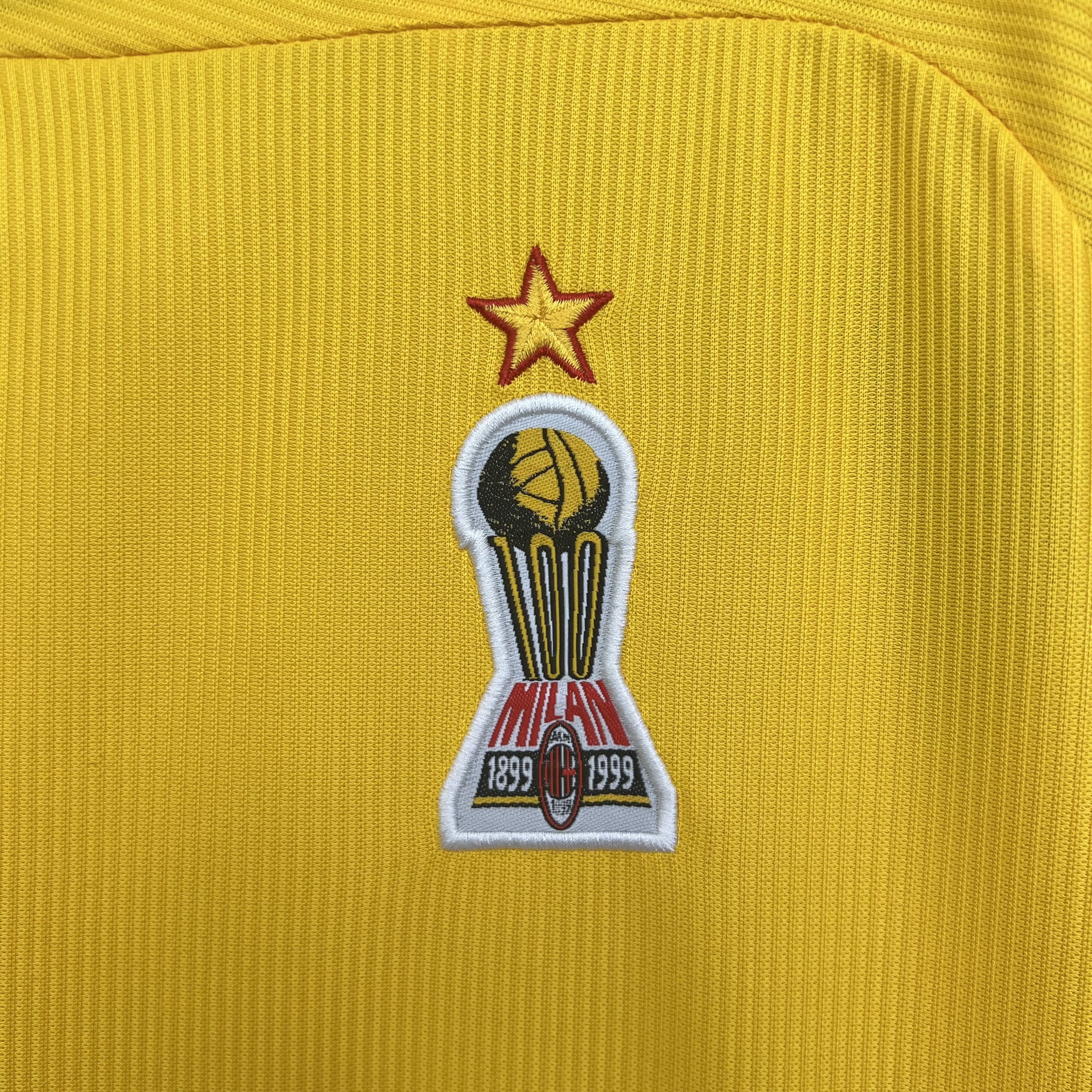 AC Milan Retro Soccer Jersey Away Custom Shirt 1999/00
