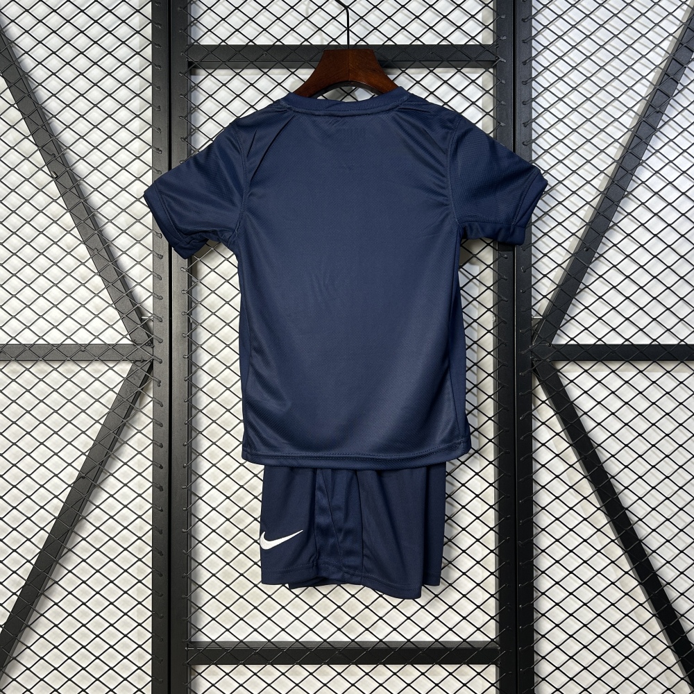 PSG Soccer Jersey Home x Champions of Europe Kids Kit Jersey+Shorts 2024/25