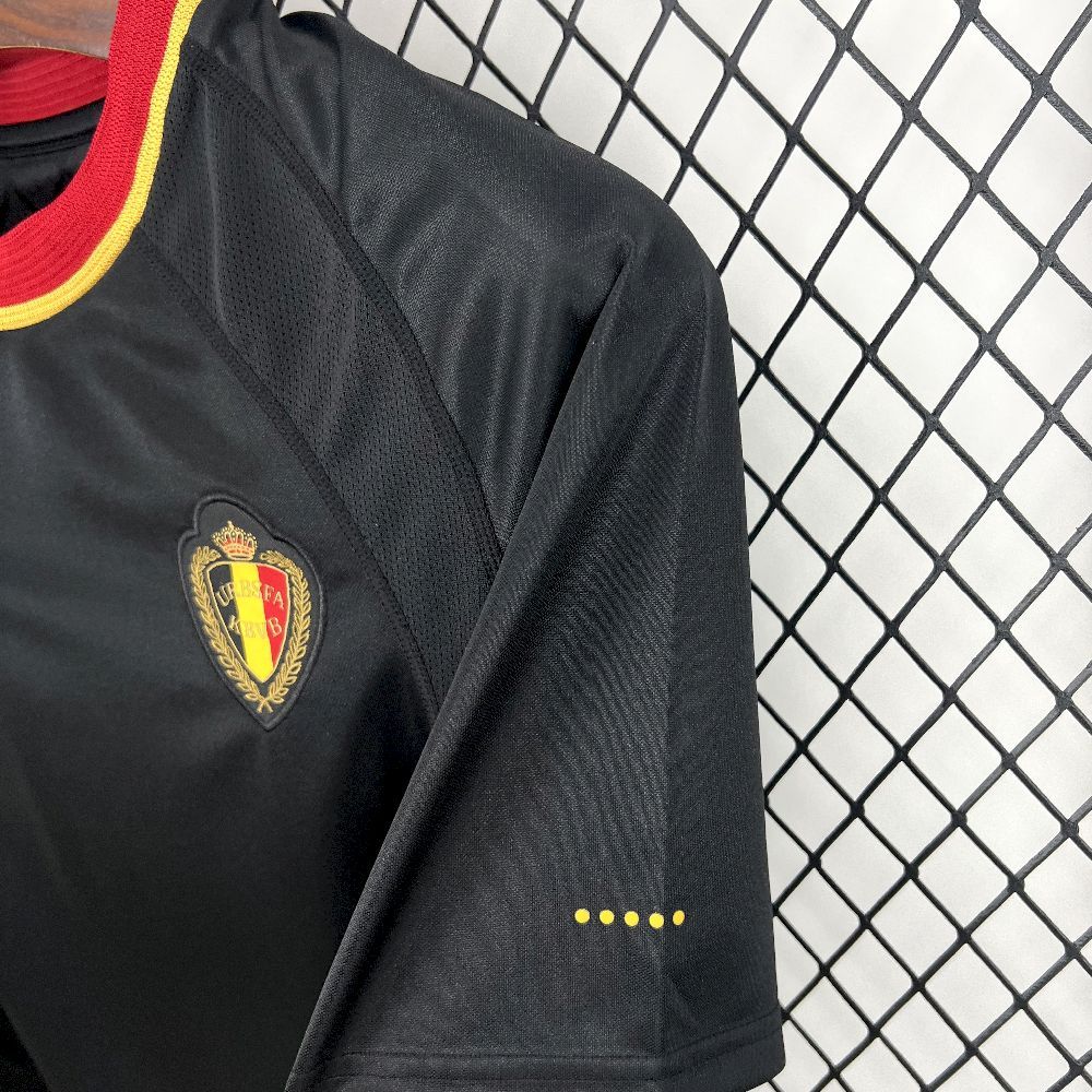 Belgium Retro Soccer Jersey Away Custom Shirt 2000