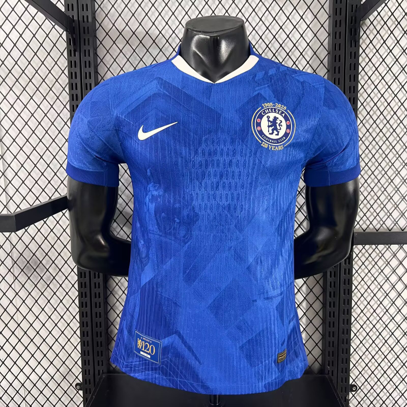 Chelsea Authentic Football Jersey Home 120th Anniversary Shirt 2025/26