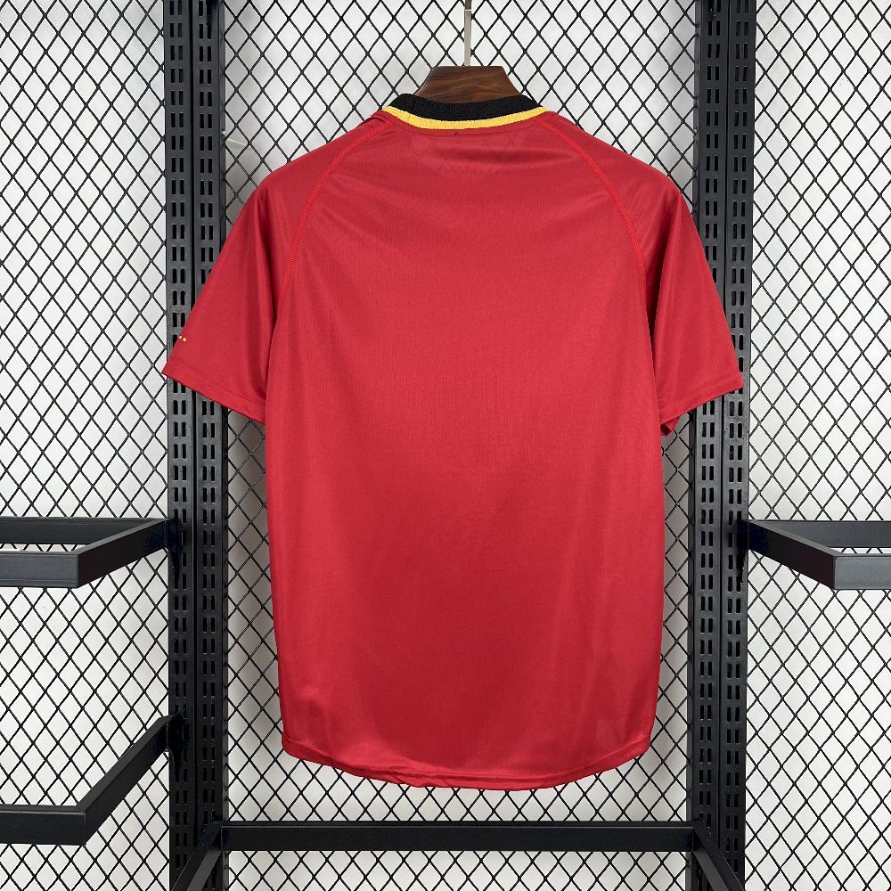 Belgium Retro Soccer Jersey Home Custom Shirt 2000