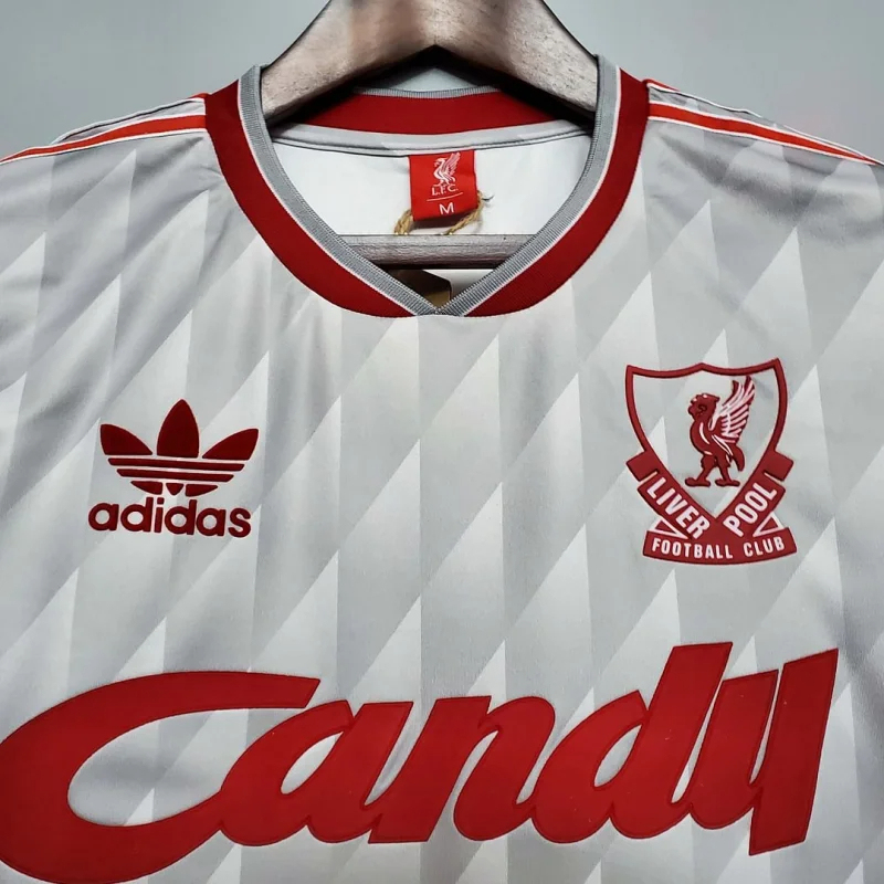 Liverpool Retro Football Jersey Away Custom Shirt 1989-91
