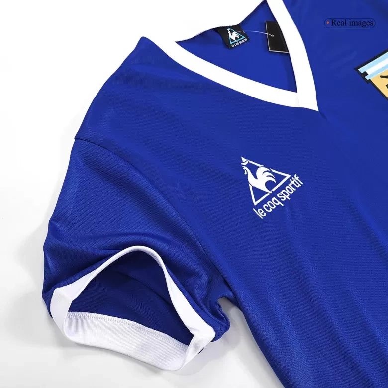 Argentina Retro Jersey Custom Away Football Jersey 1986