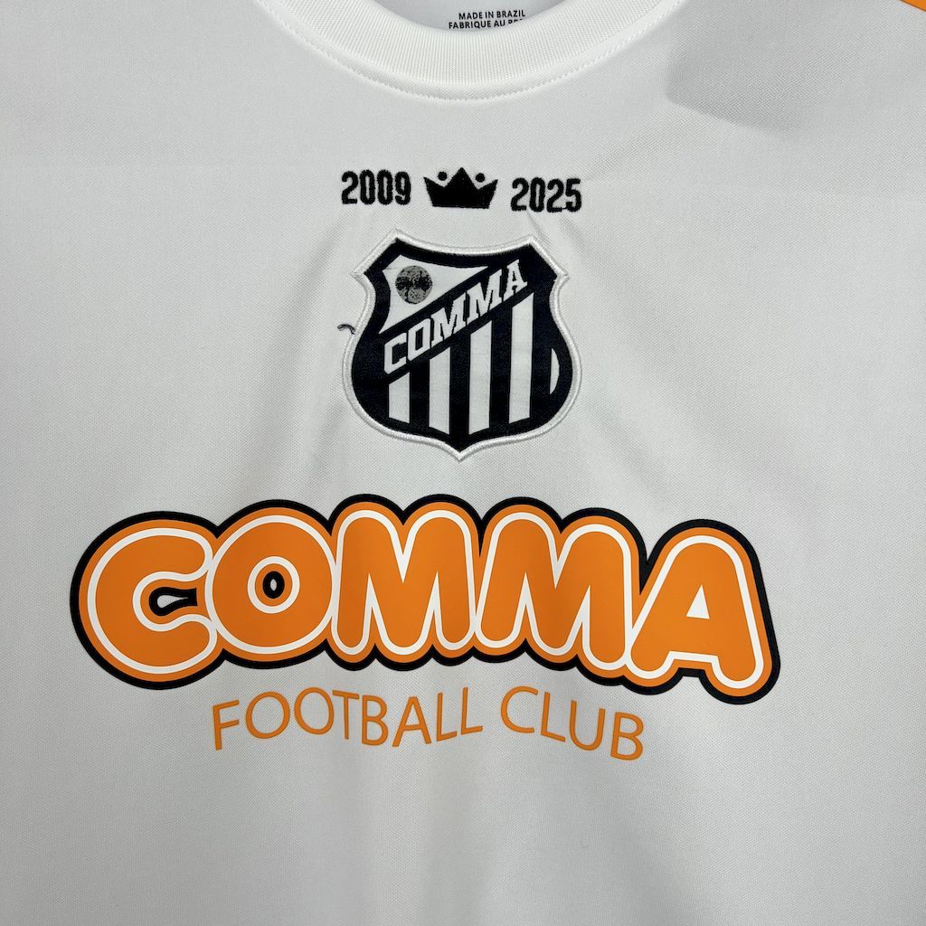 Santos FC Retro Soccer Jersey Special Edition Custom Shirt 2008/09