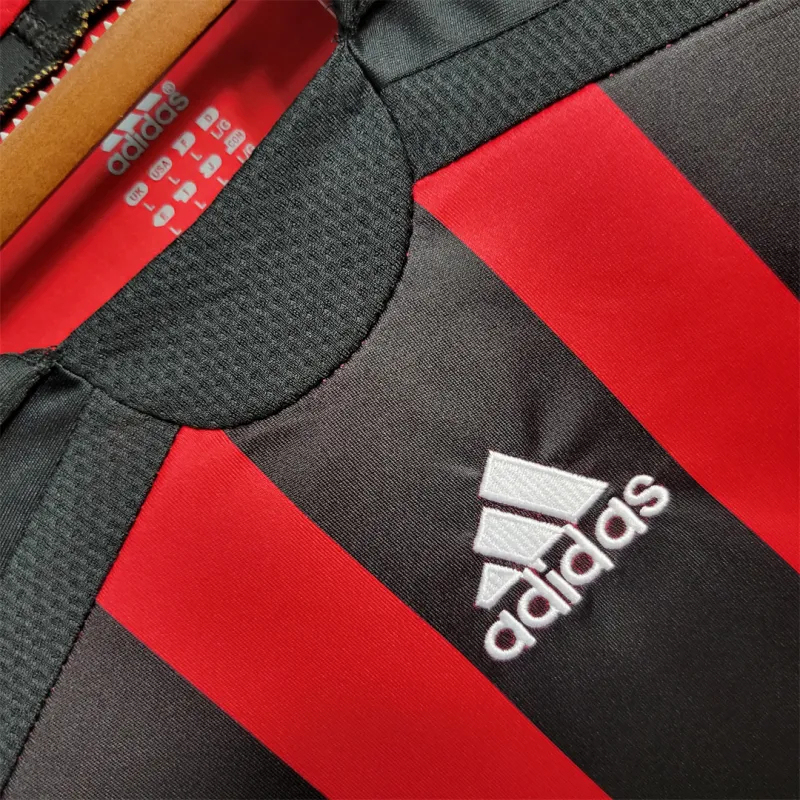 Maldini #3 AC Milan Retro Soccer Jersey Home Long Sleeve Shirt 2006/07