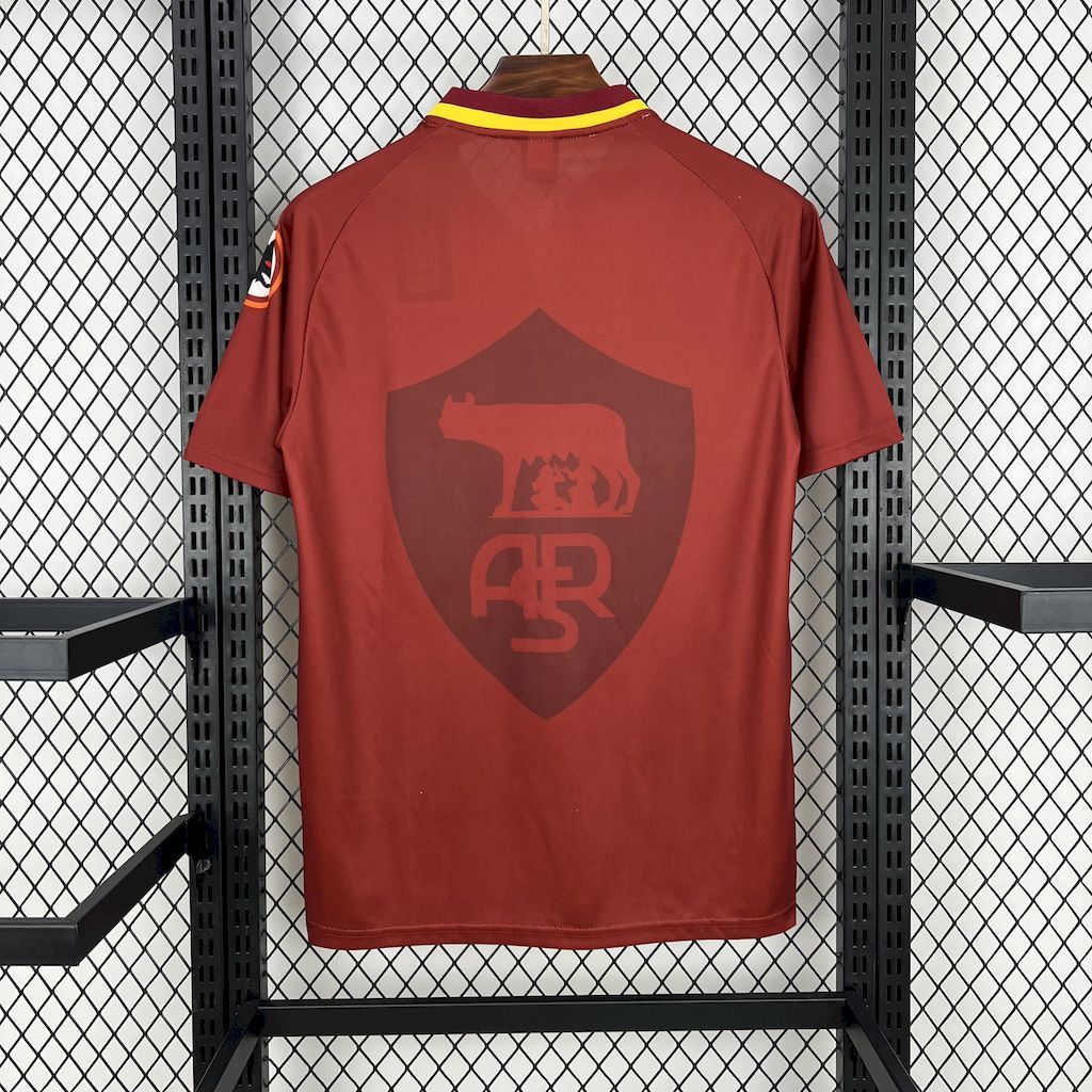Roma Retro Soccer Jersey Home Custom Shirt 1997/98