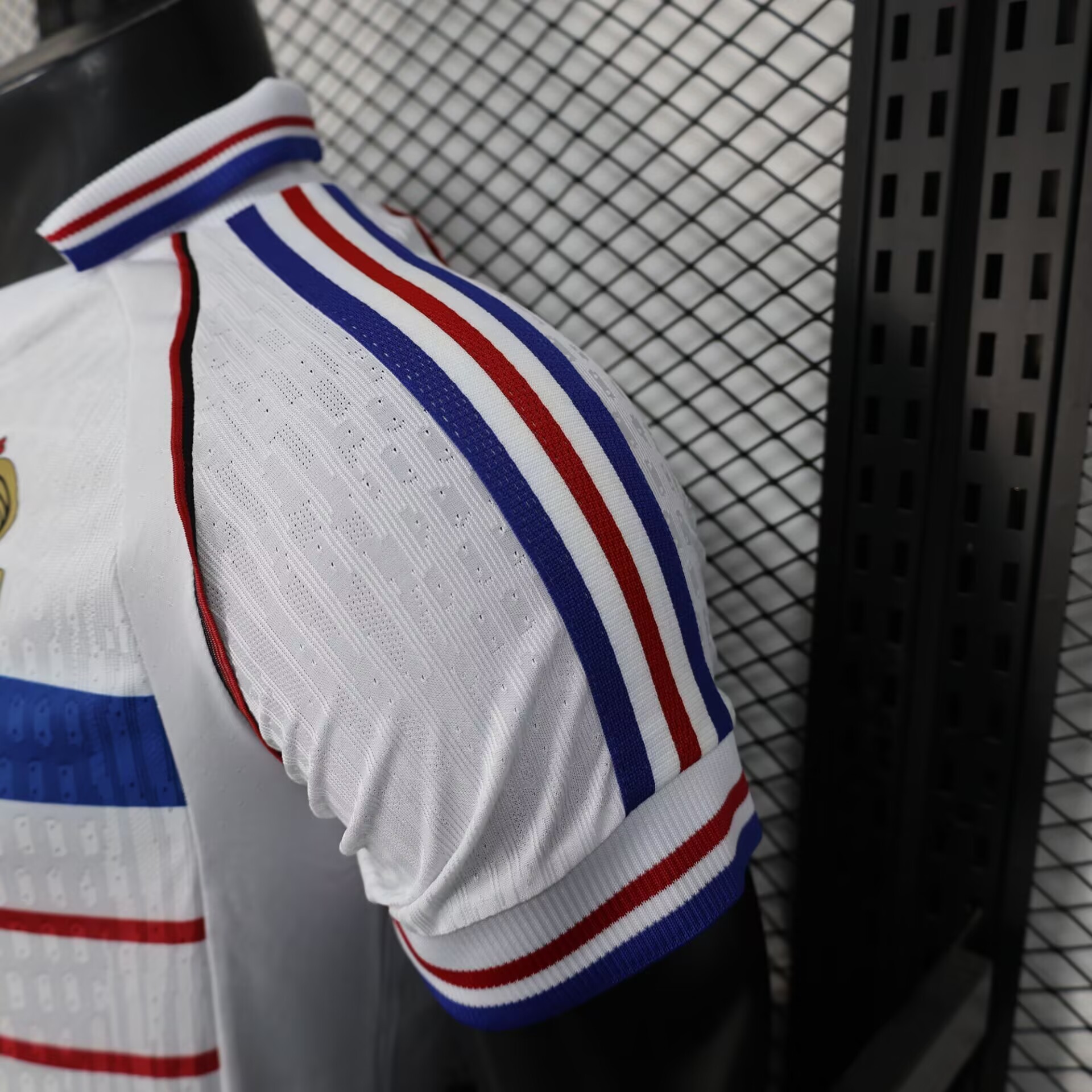 France Retro Authentic Soccer Jersey Away Shirt World Cup 1998