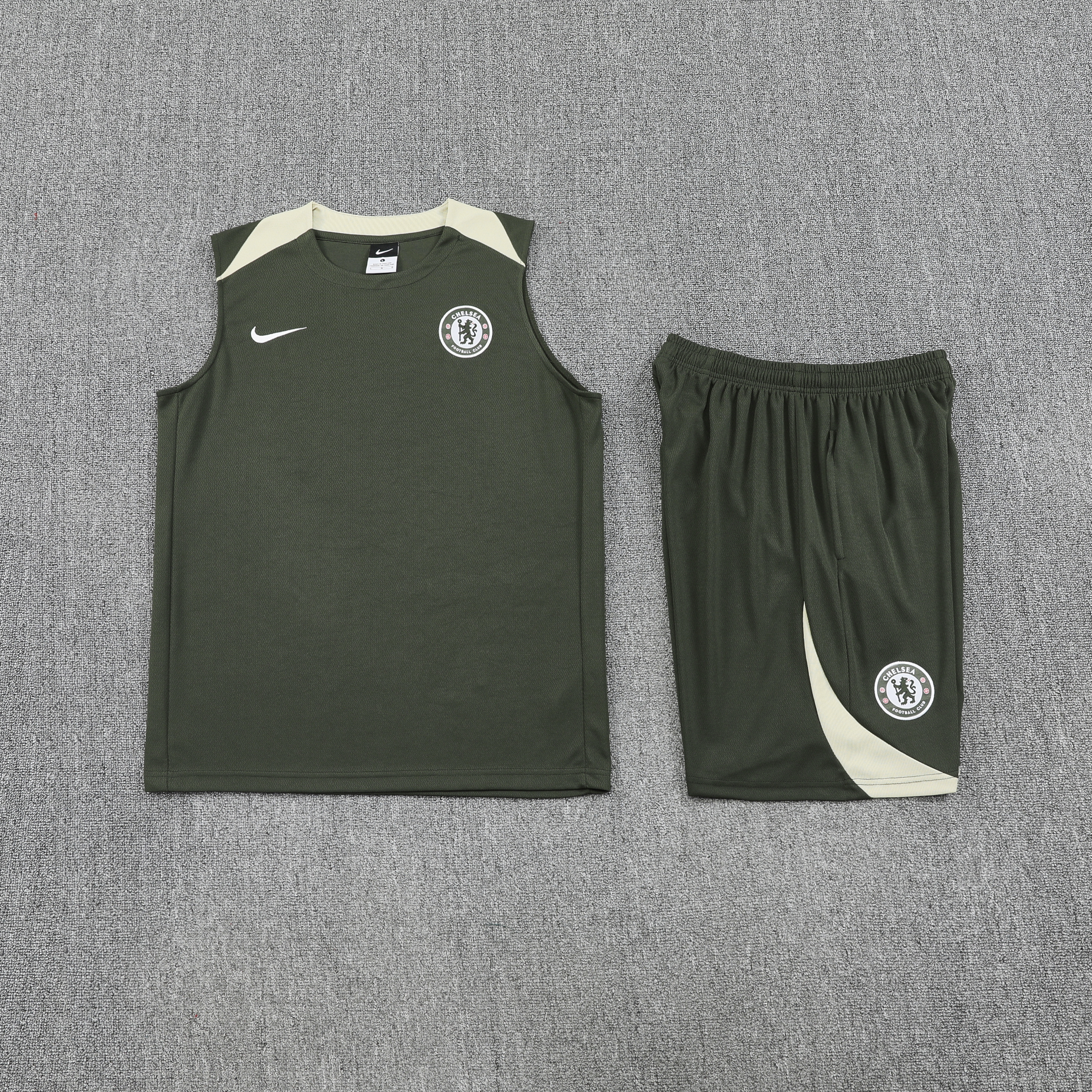 Chelsea Sleeveless Training Kit Green 2025/26