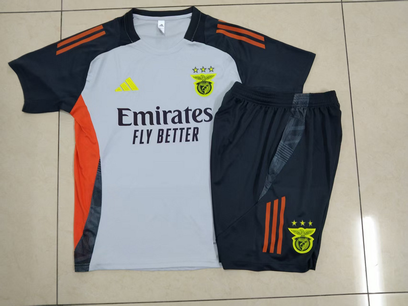Benfica Training Jersey Kit Grey 2025/26