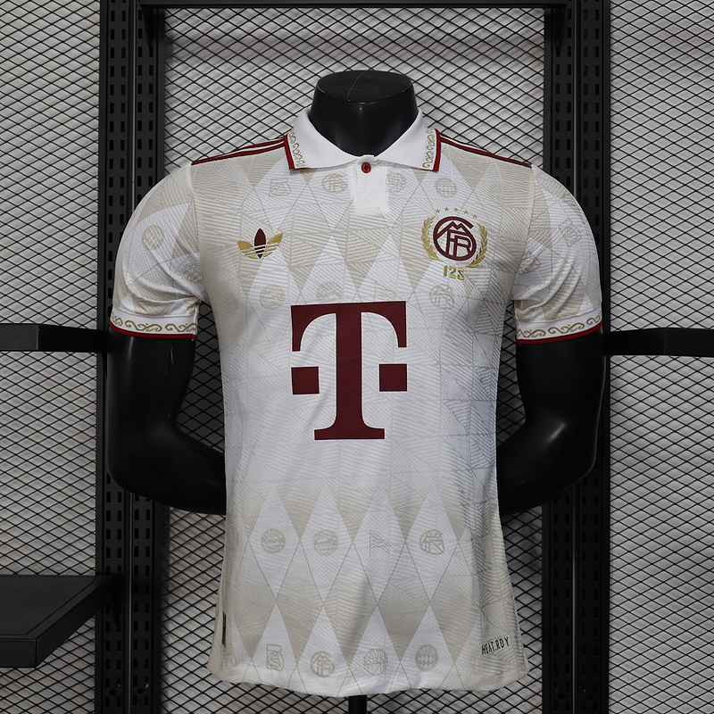 Authentic Bayern Munich Soccer Jersey Shirt 2025/26 125th Anniversary