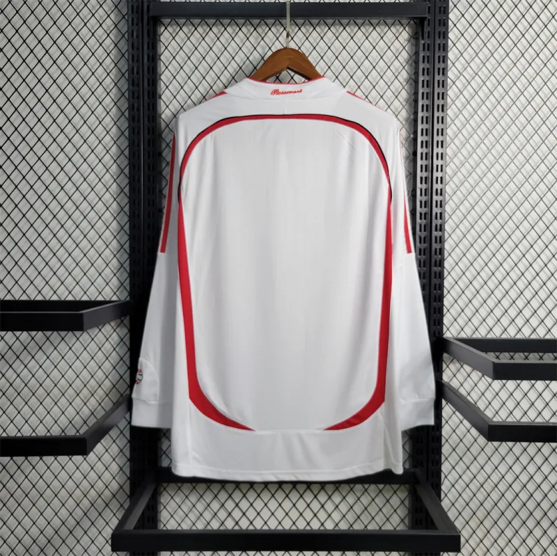 AC Milan Retro Soccer Jersey Away UCL Final Long Sleeve Custom Shirt 2006/07