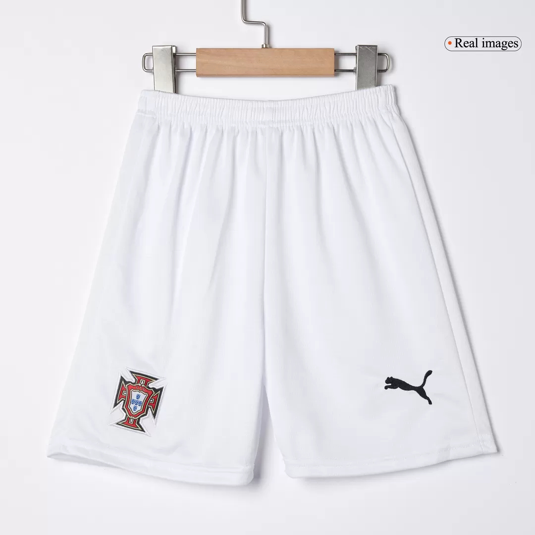 Portugal Away Football Uniform Kids Kit Jersey+Shorts 2025