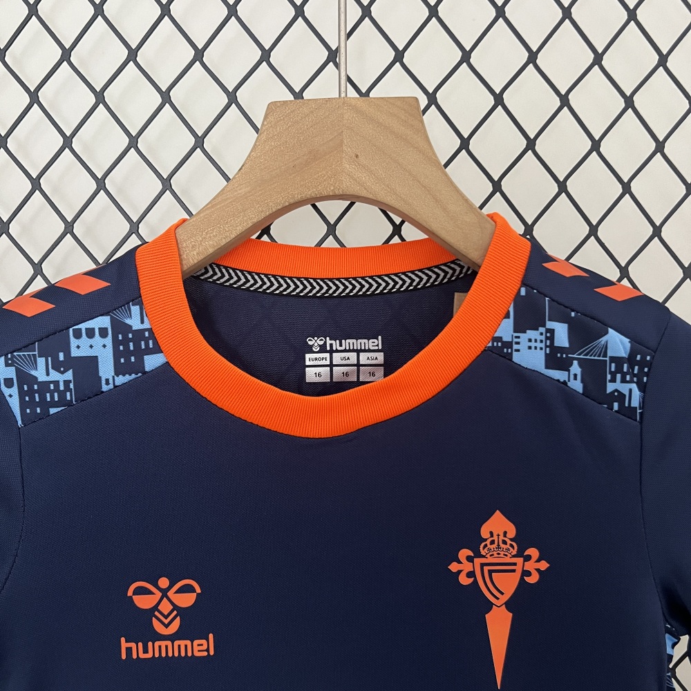 Celta Vigo Soccer Jersey Away Kids Kit Jersey+Shorts 2024/25