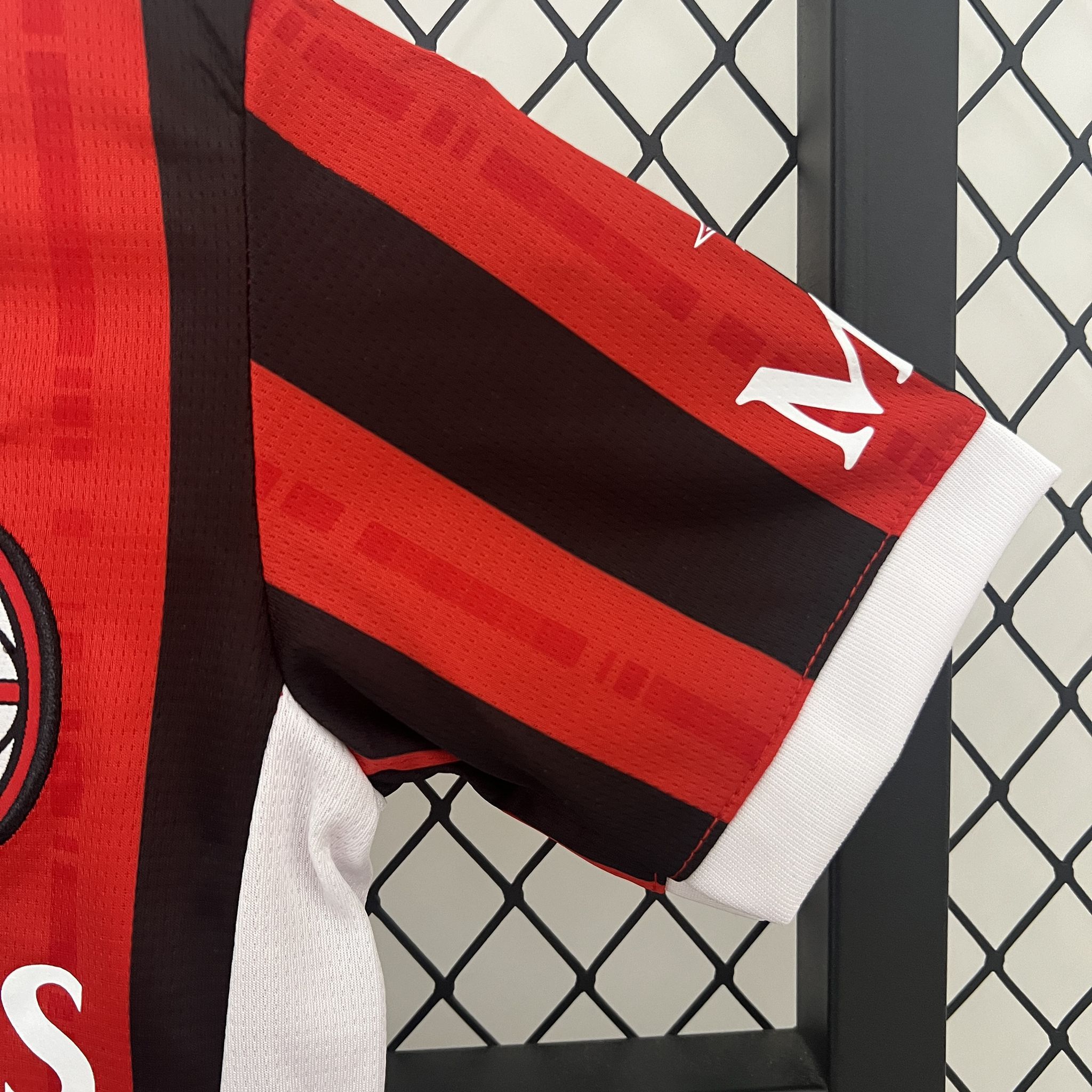 AC Milan Soccer Jersey Home Kids Kit Jersey+Shorts 2024/25