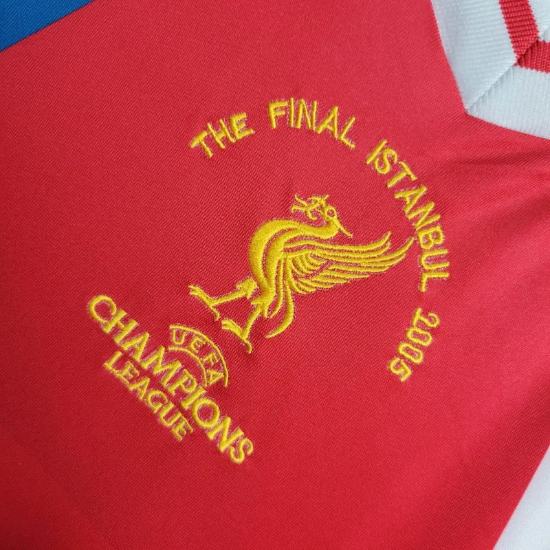 Liverpool Retro Football Jersey Mixed Commemorative Custom Shirt 2005