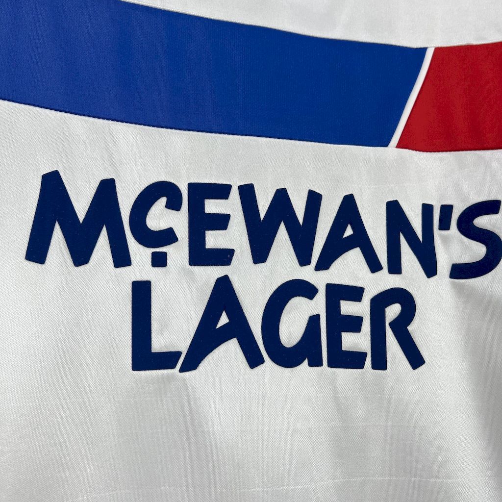 Rangers FC Retro Soccer Jersey Away Custom Shirt 1994