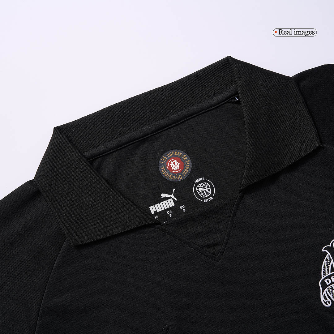 Marseille Soccer Jersey 125th Anniversary Black Custom Shirt 2024/25