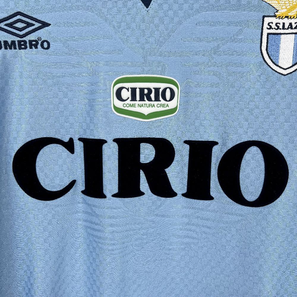 Lazio Retro Soccer Jersey Home Custom Shirt 1996-97