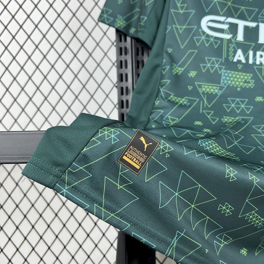 Manchester City Fourth Away Football Jersey Custom Shirt 2025/26
