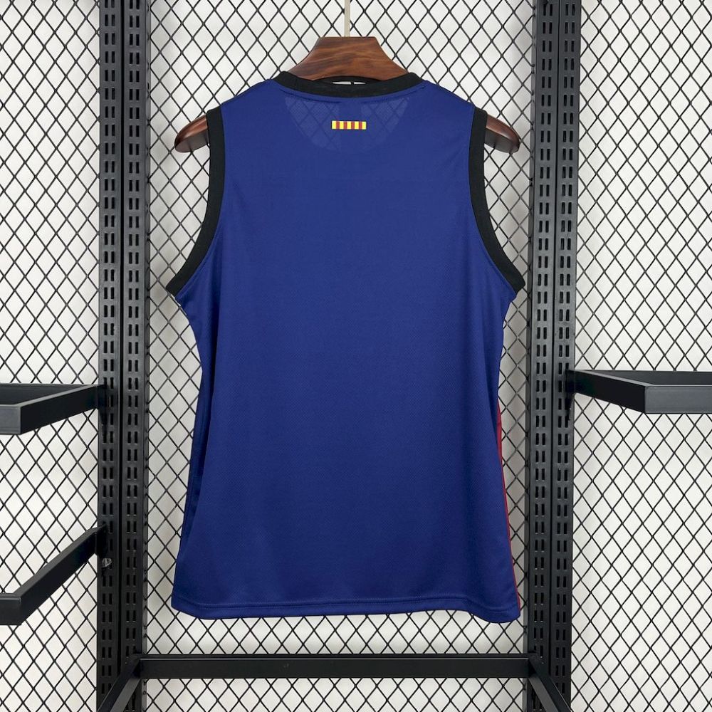 Barcelona Soccer Jersey Basketball Home Custom Vest 2024/25