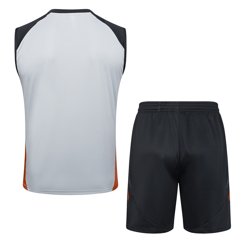 Benfica Sleeveless Training Kit Grey 2025/26