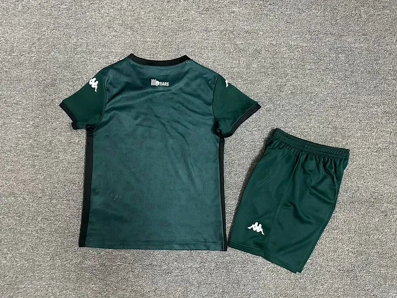 AS Monaco Soccer Jersey Away Kids Kit Jerseys+Shorts 2024/25