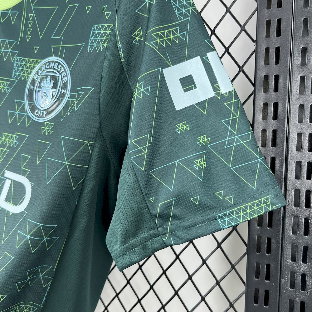 Manchester City Fourth Away Football Jersey Custom Shirt 2025/26