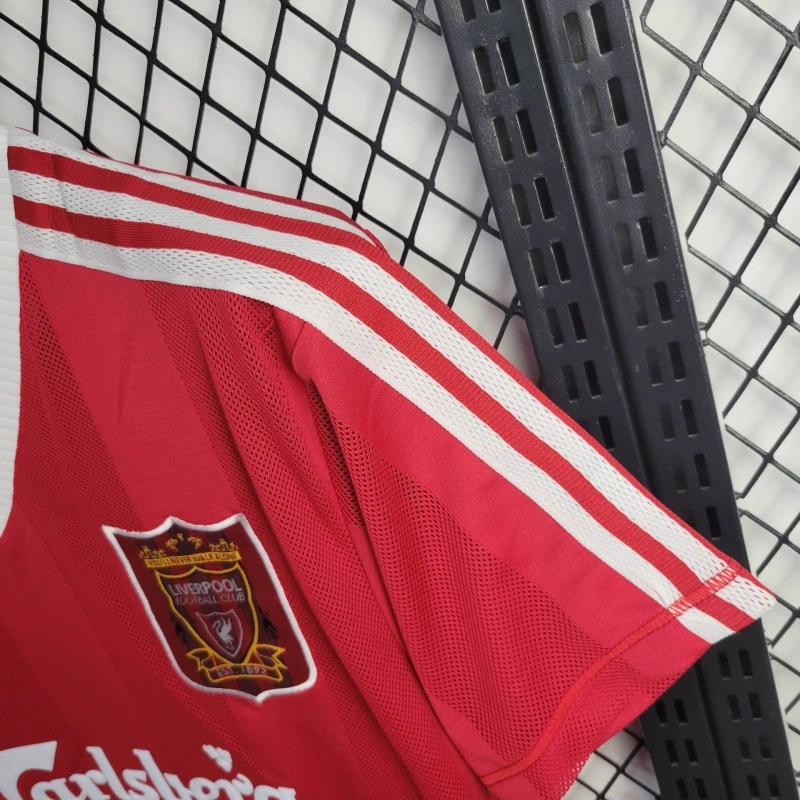 Liverpool Retro Football Jersey Home Custom Shirt 1995/96