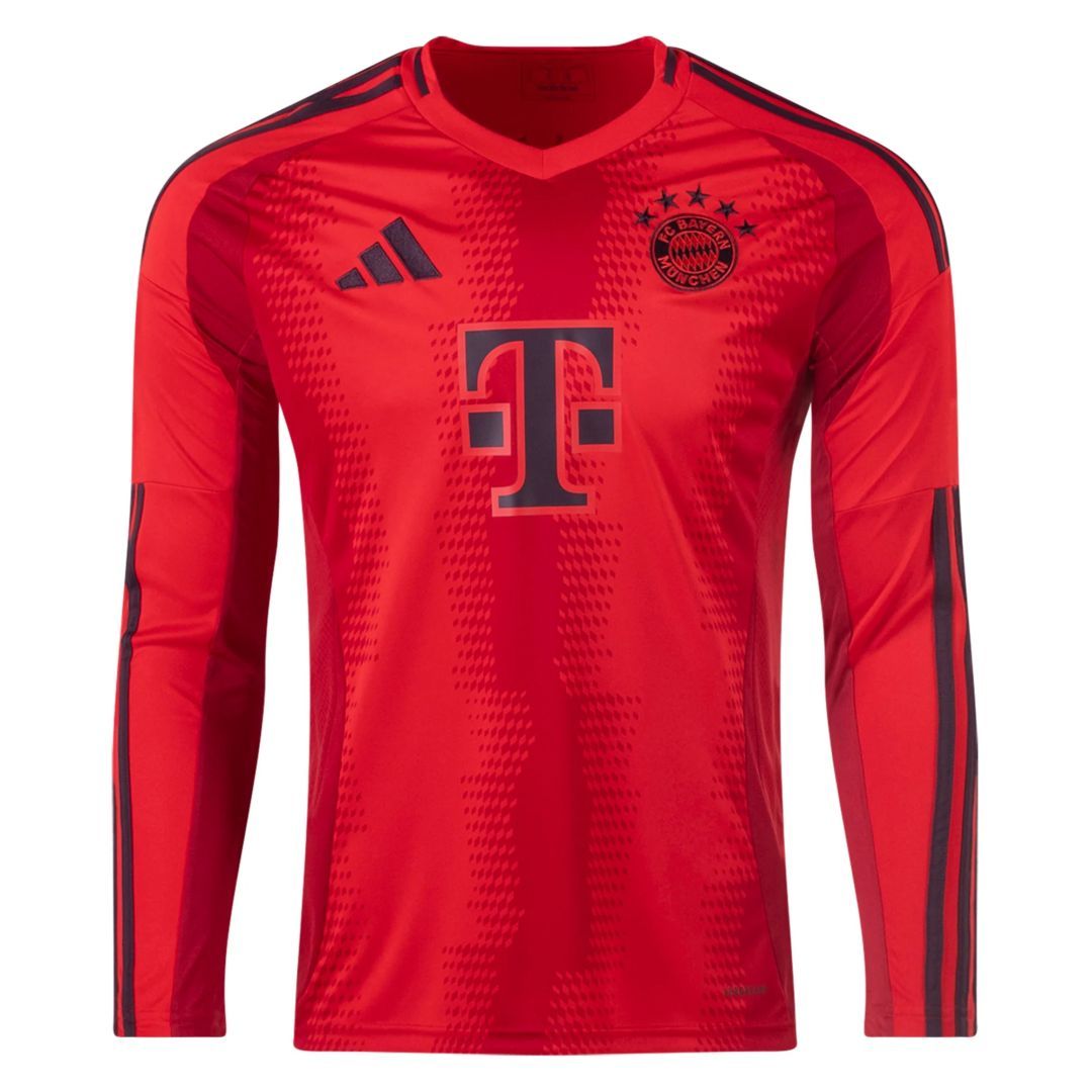 Bayern Munich Long Sleeve Jersey Home Football Shirt 2024/25