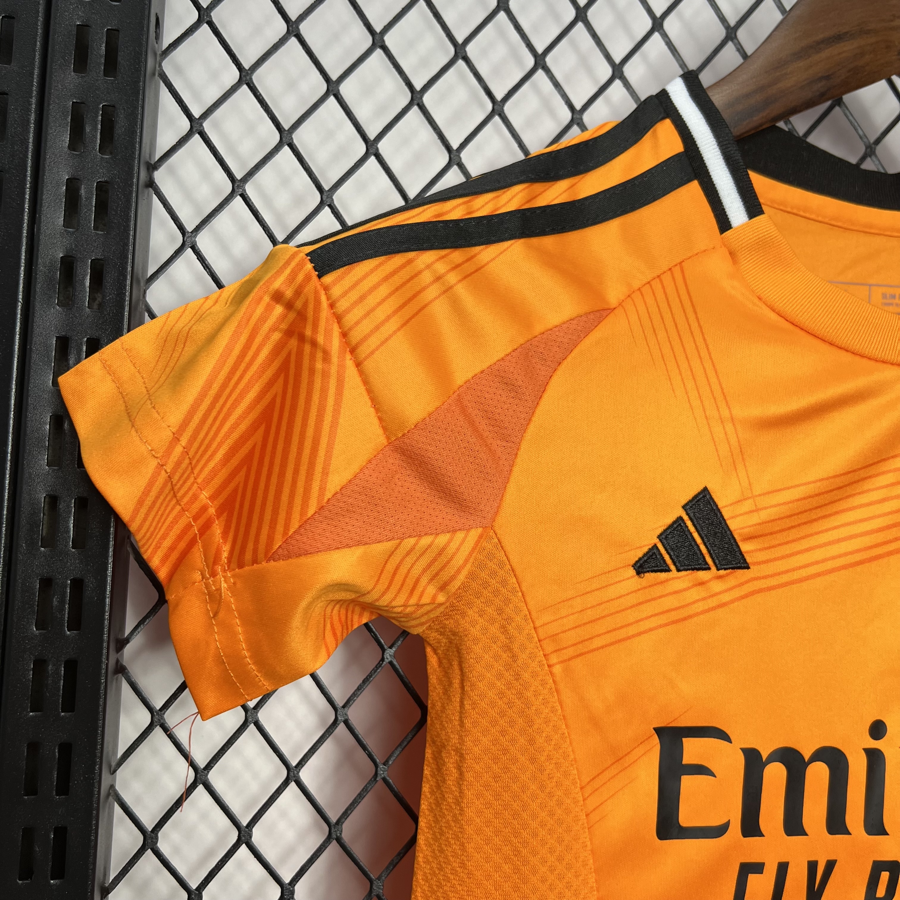 Real Madrid Soccer Jersey Away Custom Kids Kit Jersey+Shorts 2024/25