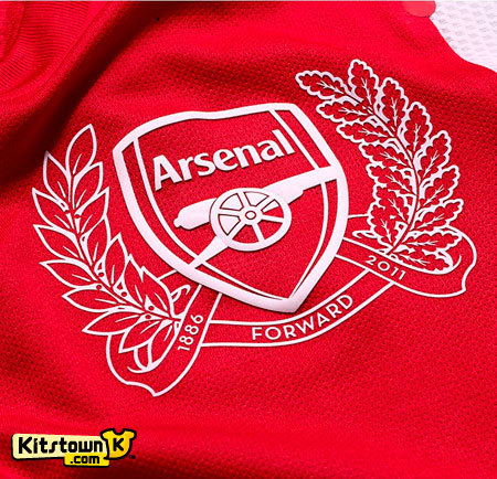 Arsenal Authentic Soccer Retro Jersey Home Shirt 2011-12