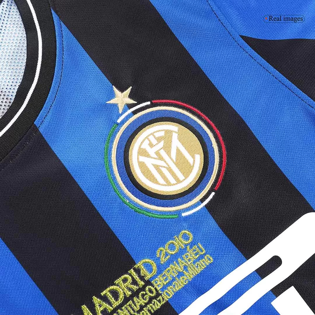 Inter Milan Retro Jersey Custom Home Soccer Jersey 2009/10- UCL Final