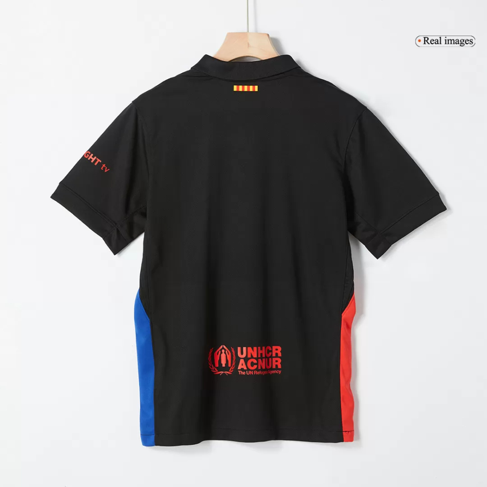 Barcelona Soccer Jersey Away Custom Shirt 2024/25 Spotify Logo Without Text