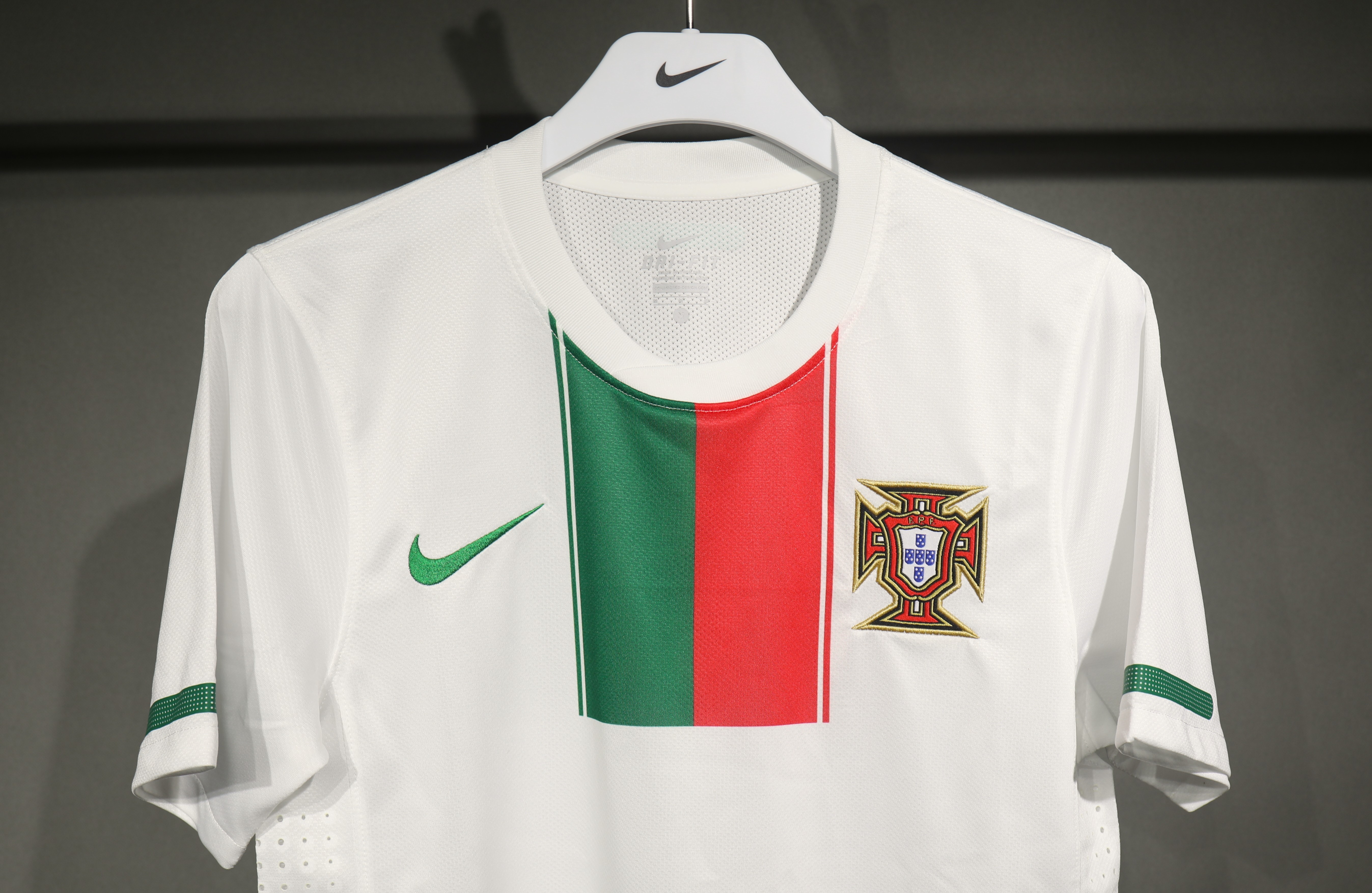 Portugal Retro Authentic Soccer Jersey Away Shirt World Cup 2010