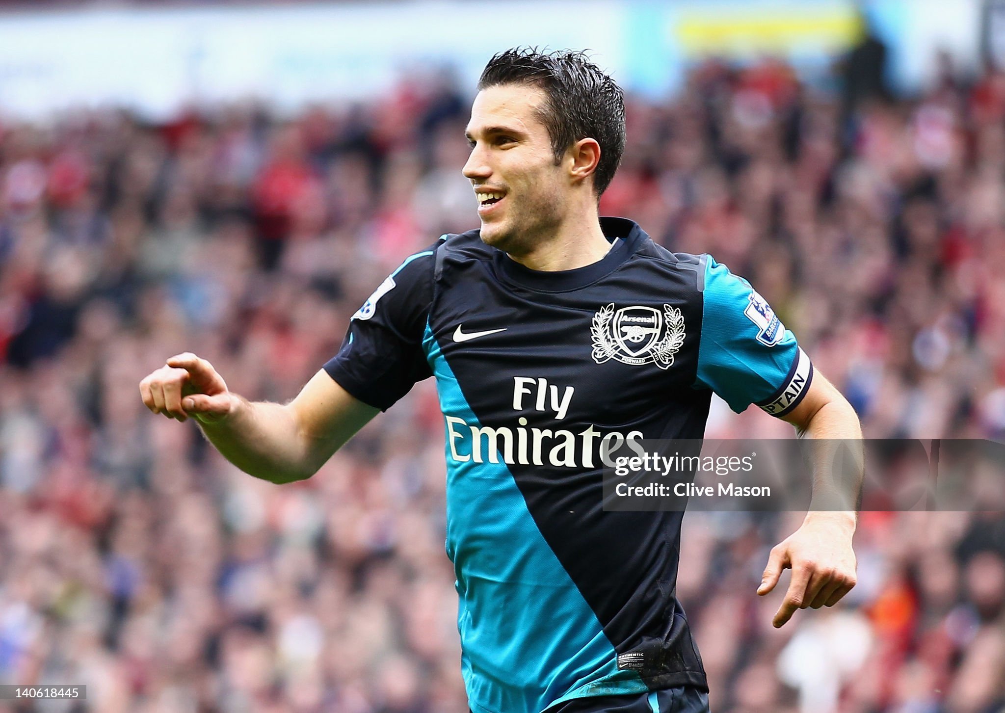 Arsenal Authentic Soccer Retro Jersey Away Long Sleeve Shirt 2011-12
