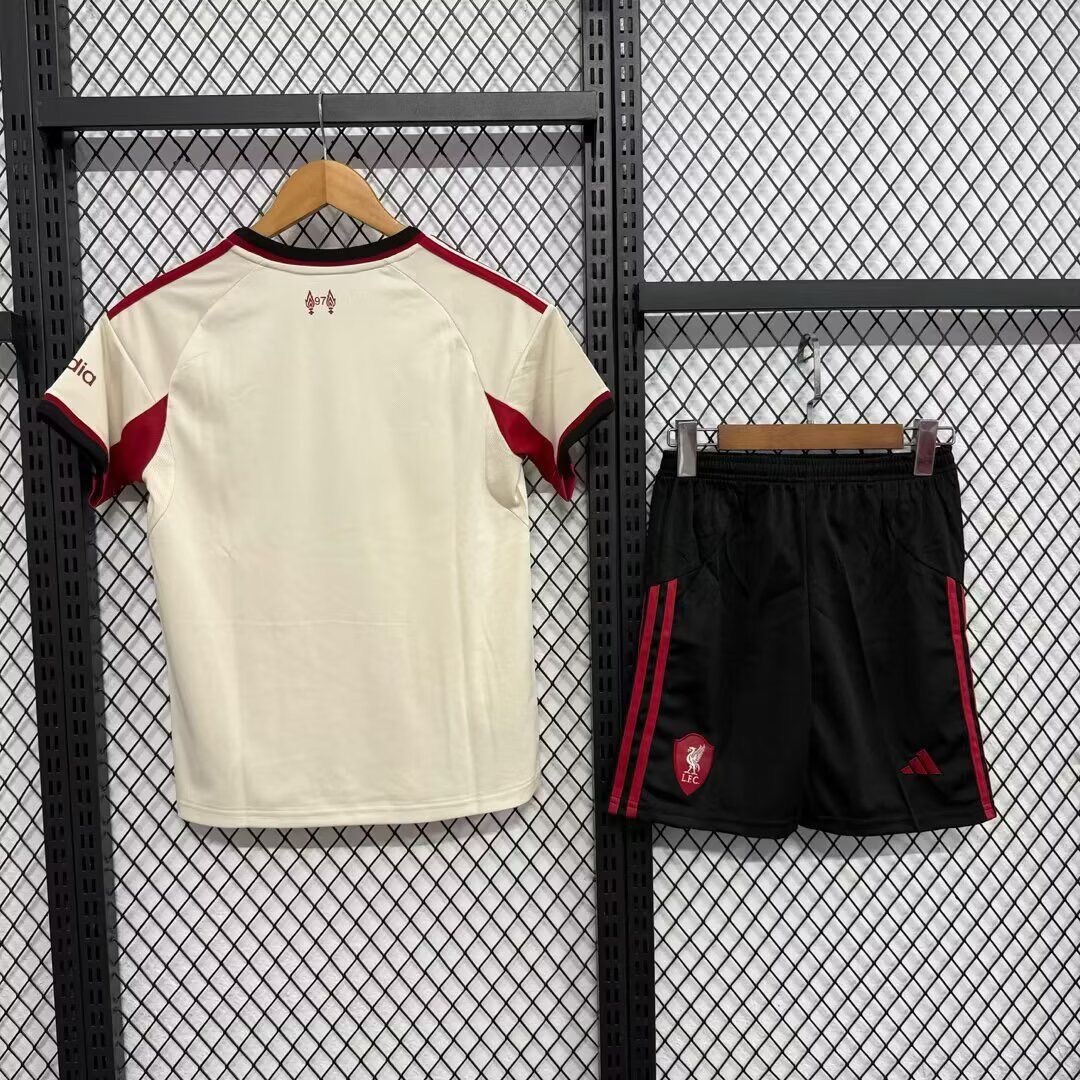 Liverpool Football Jersey Away Kids Kit Jersey+Shorts 2025/26