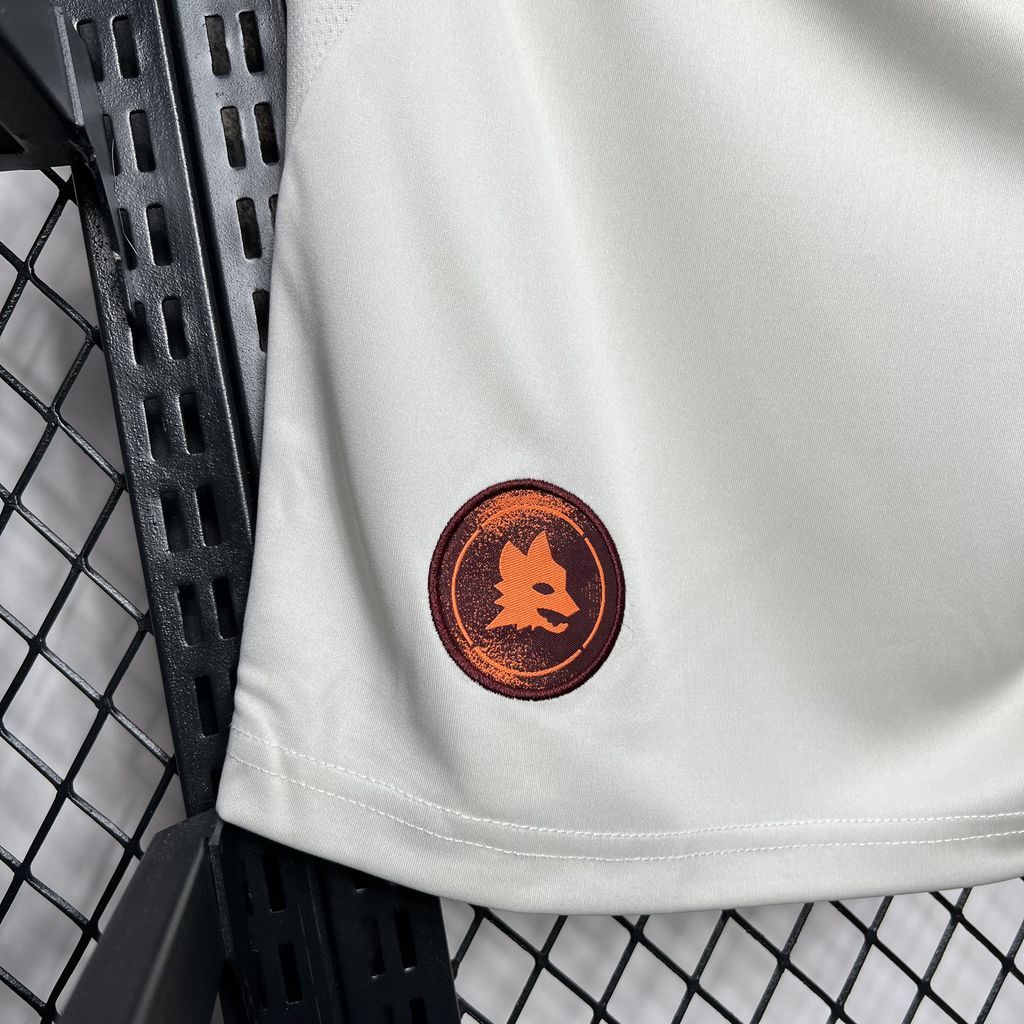 Roma Soccer Jersey Away Custom Shorts 2024/25