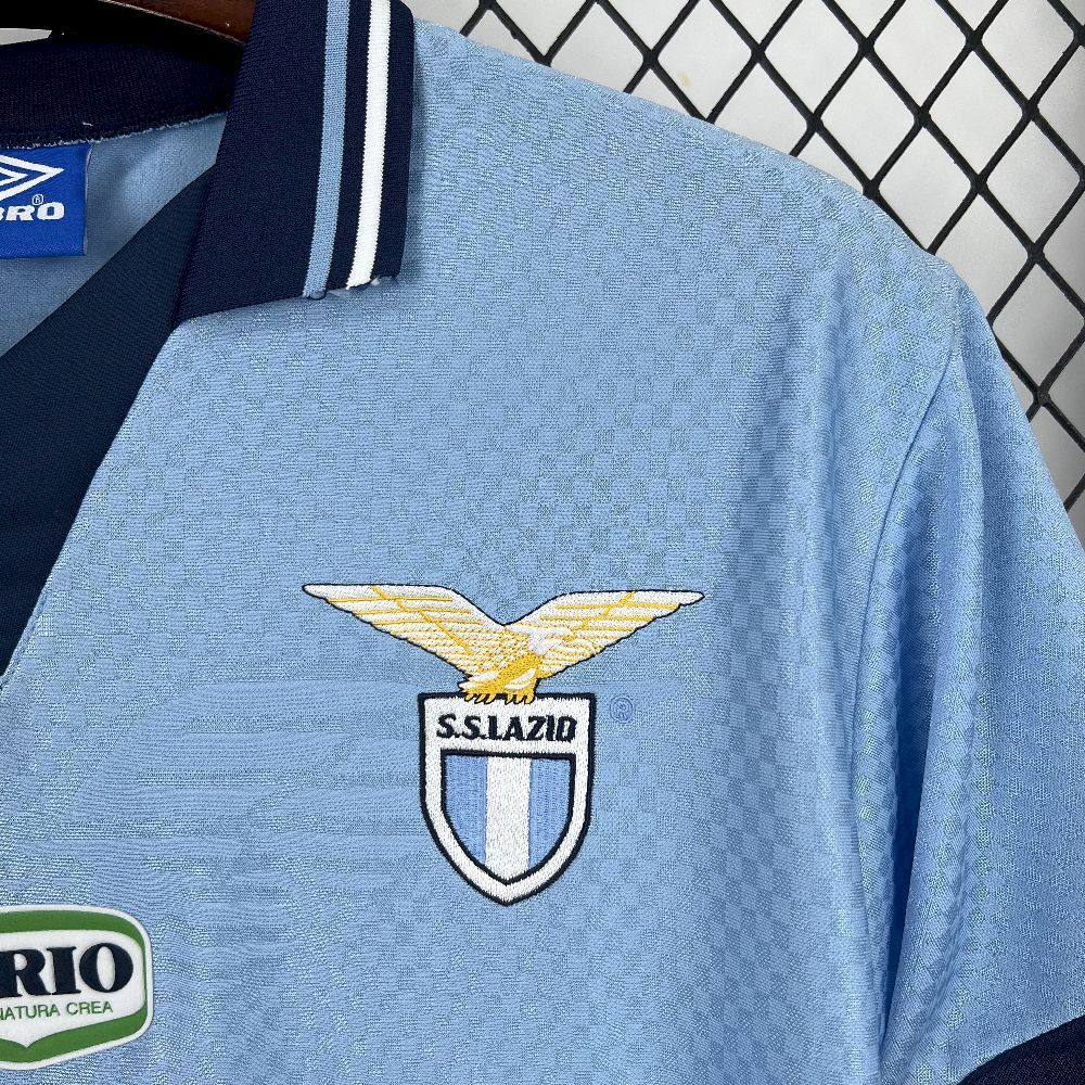 Lazio Retro Soccer Jersey Home Custom Shirt 1996-97