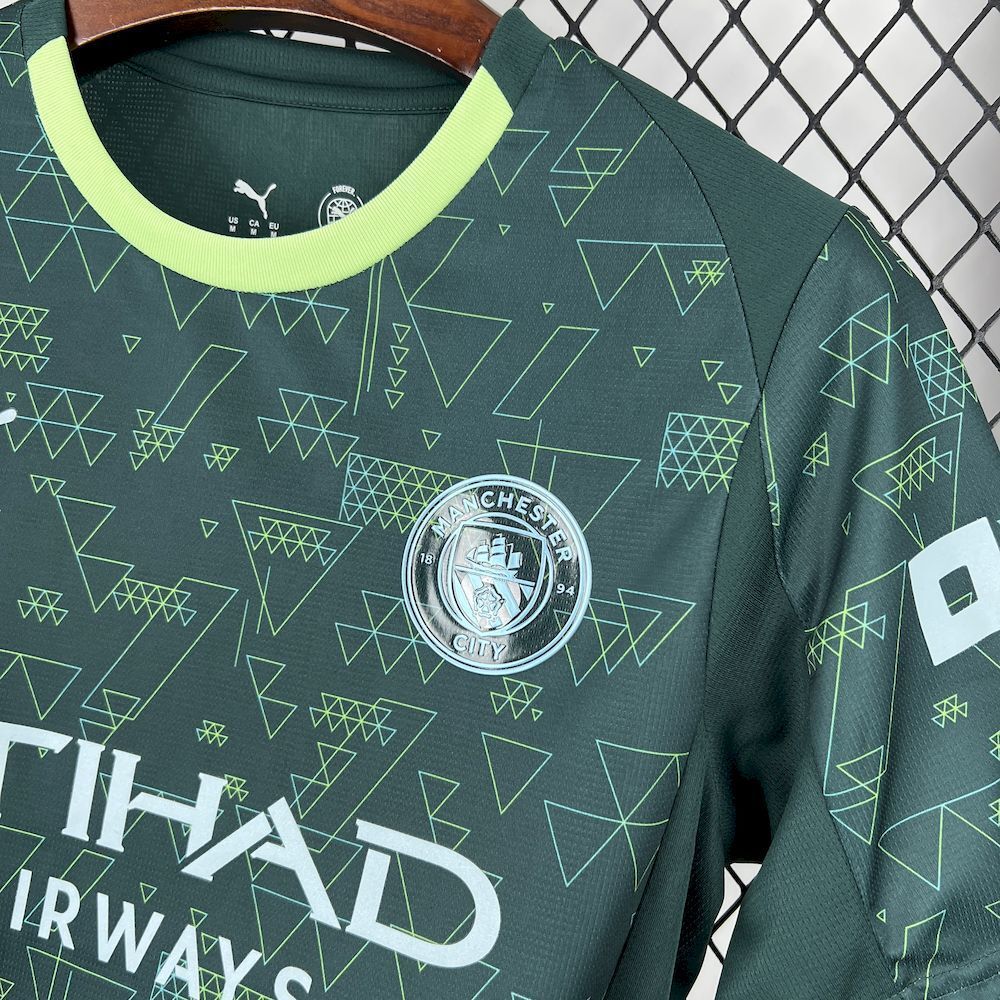 Manchester City Fourth Away Football Jersey Custom Shirt 2025/26