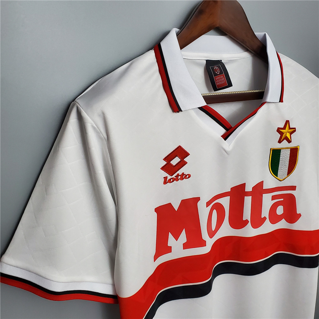 AC Milan Retro Soccer Jersey Away Custom Shirt 1993/94