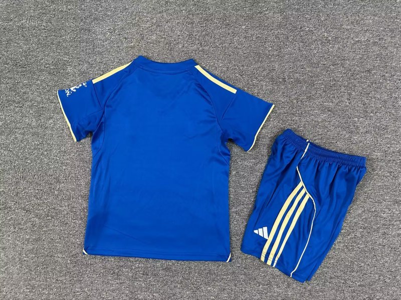 Leicester City Football Jersey Home Kids Kit Jersey+Shorts 2025/26