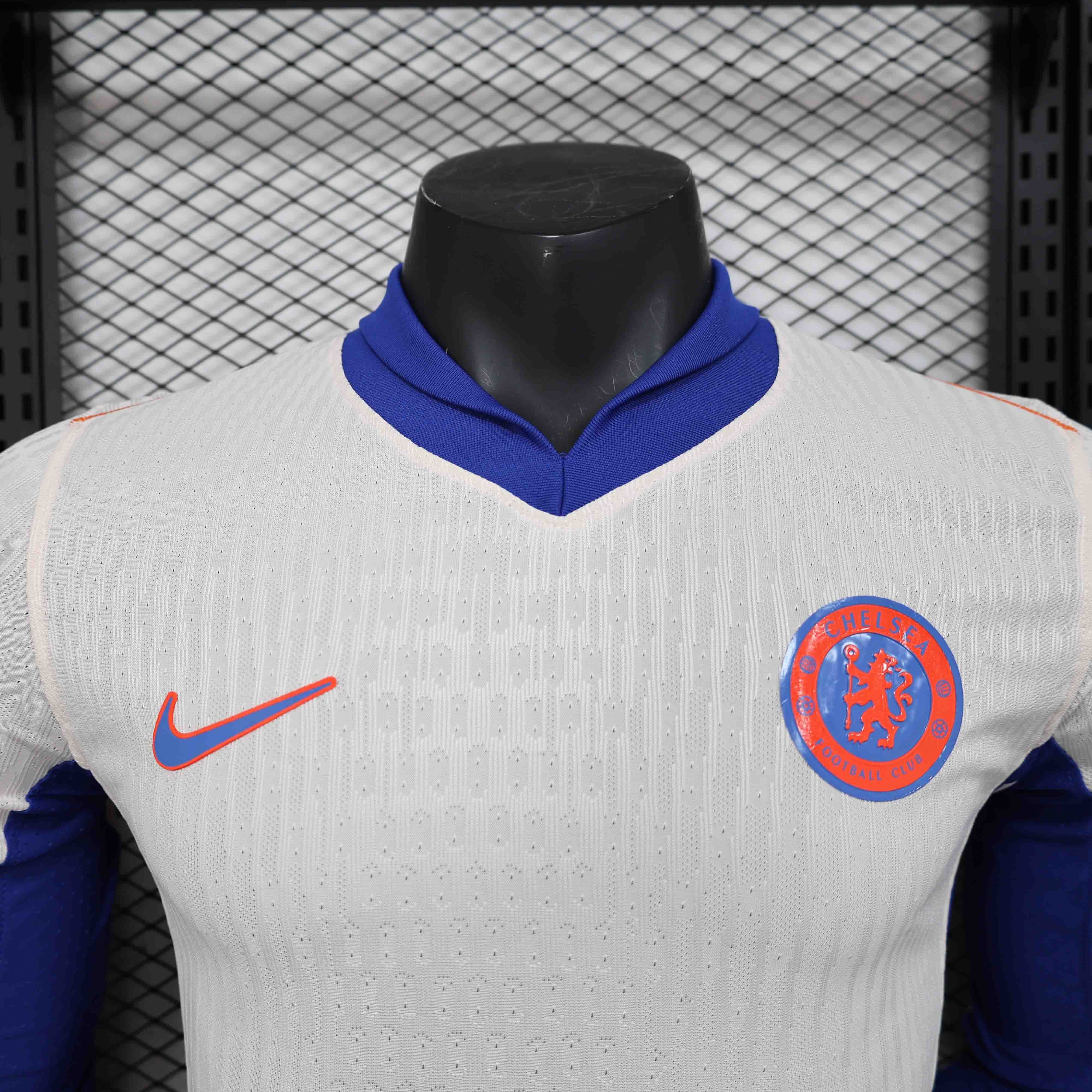 Chelsea Authentic Football Jersey Away Long Sleeve Shirt 2024/25