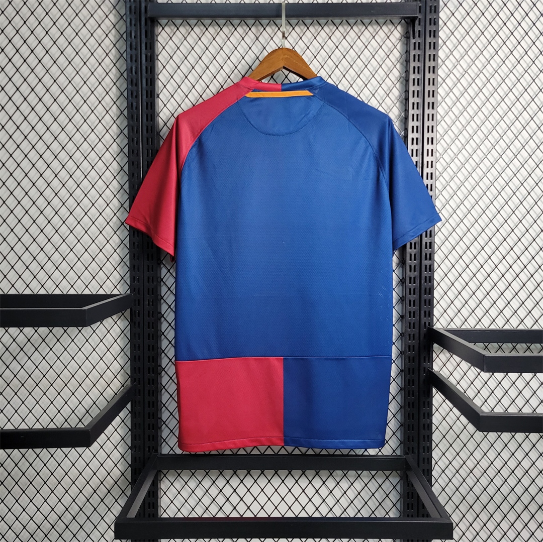 Barcelona Retro Jersey Home Soccer Shirt 2008/09 - UCL
