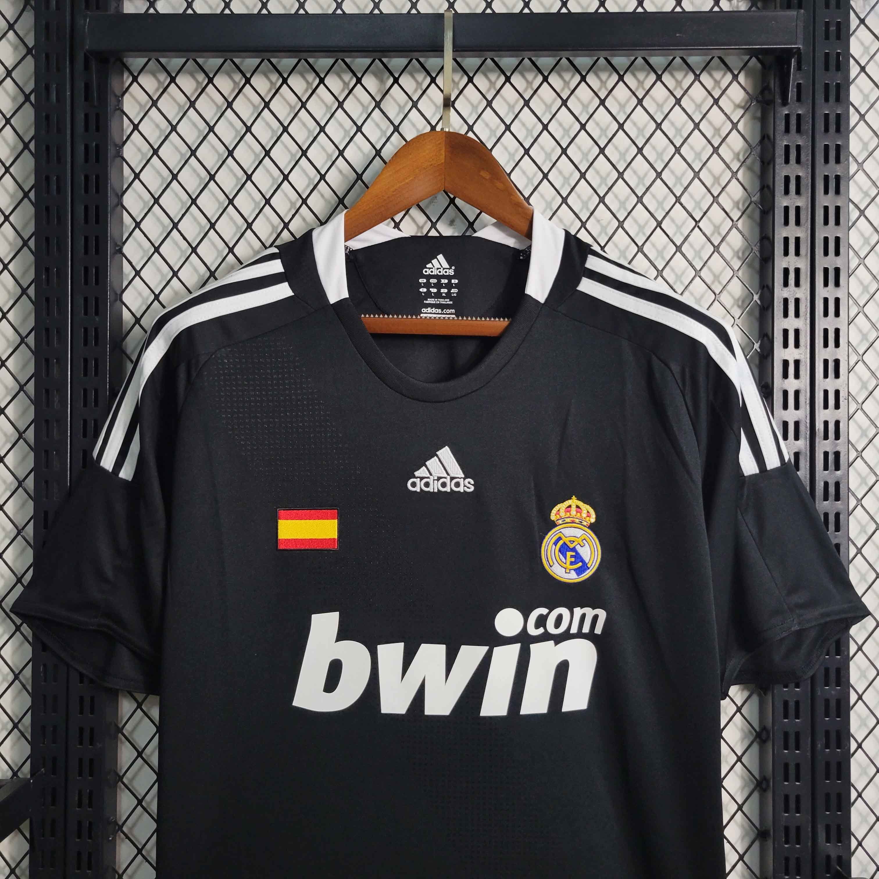 Real Madrid Retro Jersey Third Away Custom Soccer Shirt 2008/09