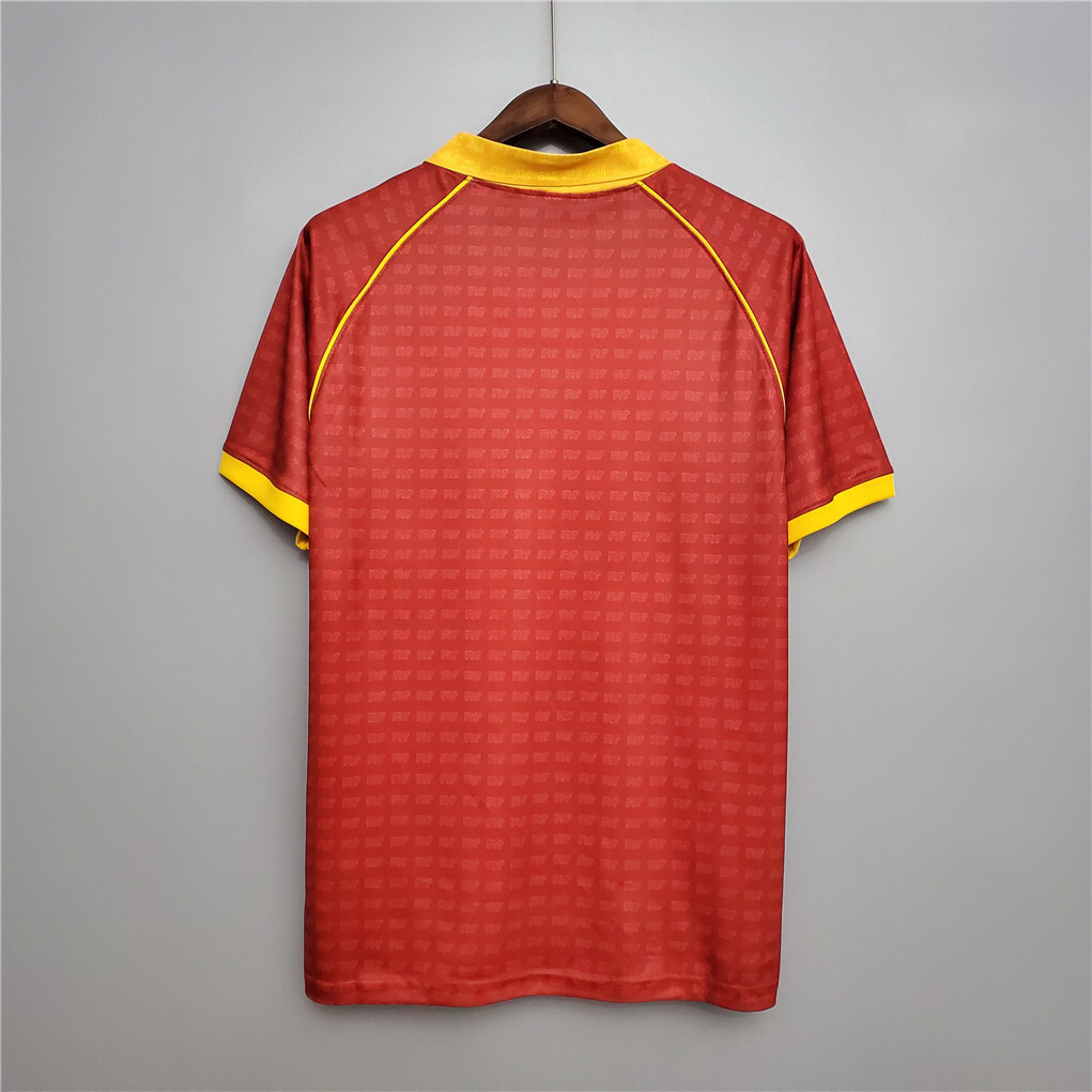 Roma Retro Soccer Jersey Home Custom Shirt 1990/91