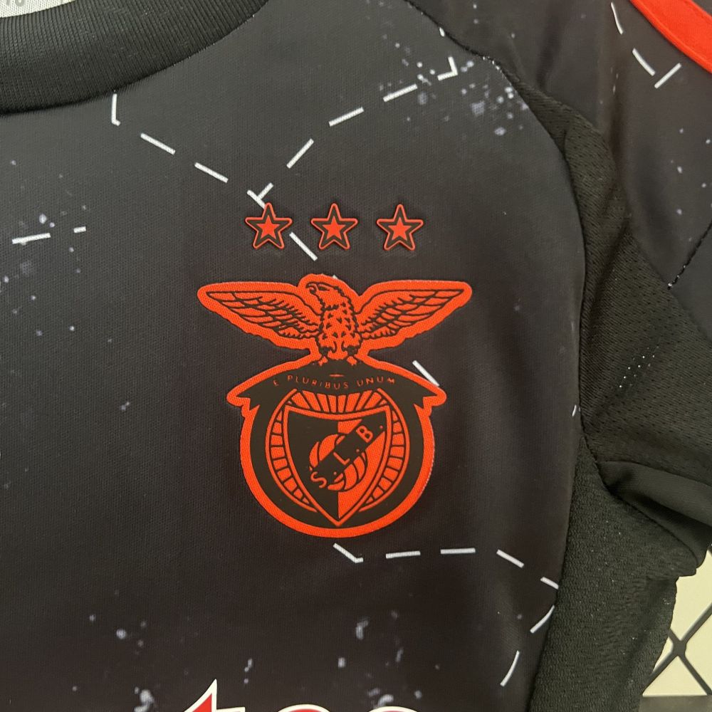 Benfica Soccer Jersey Away Kids Kit Jersey+Shorts 2024/25