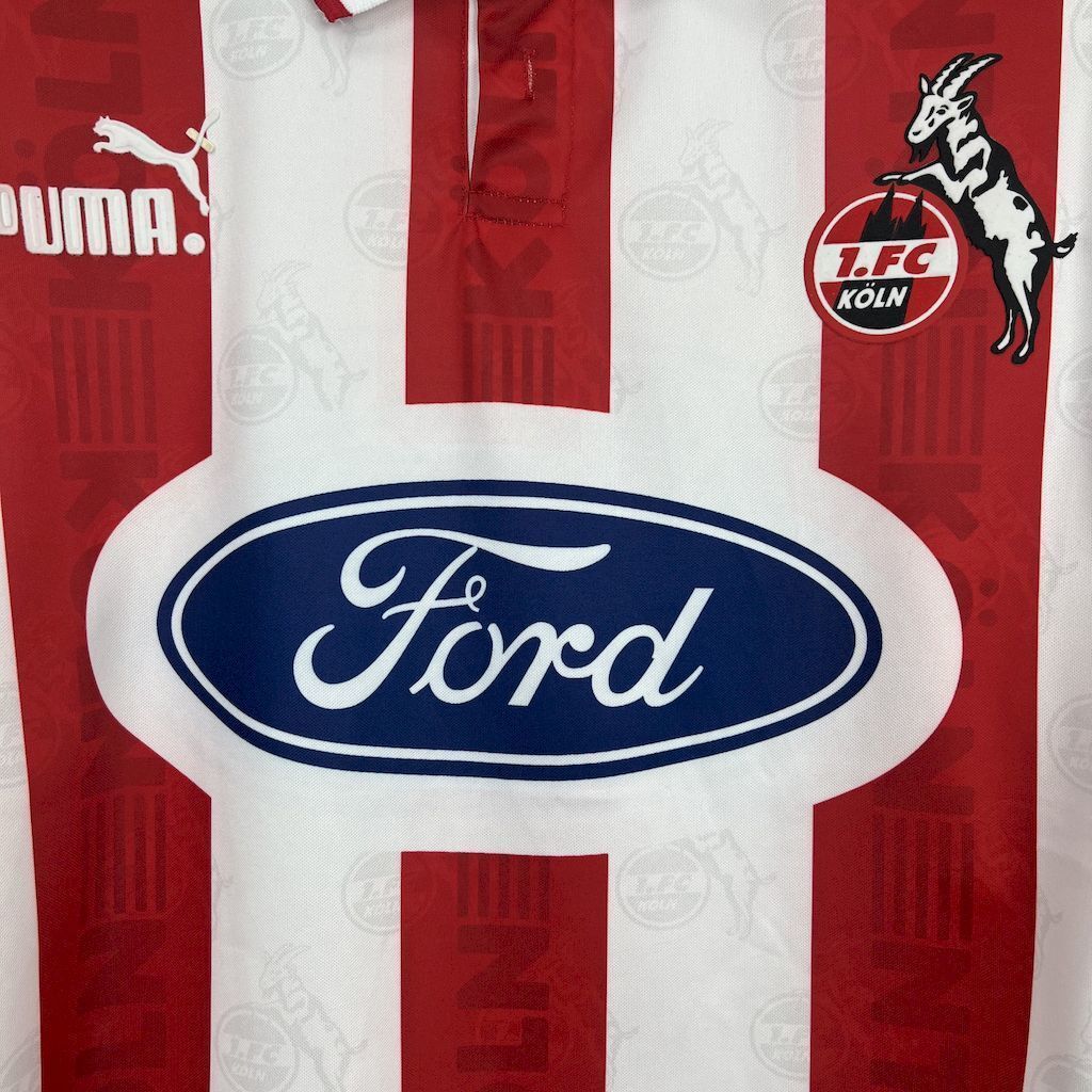 FC Köln Retro Football Jersey Home Custom Shirt 1995/96
